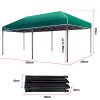 3x6m Folding Gazebo Shade Outdoor Foldable Marquee Pop-Up – Green