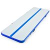 PROFLEX  Inflatable Air Track Mat Tumbling Gymnastics, with Electric Pump – 300x100x10 cm, Blue and White