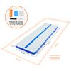 PROFLEX  Inflatable Air Track Mat Tumbling Gymnastics, with Electric Pump – 300x100x10 cm, Blue and White