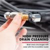 20M Petrol Pressure Washer Hose Extension with Drain Cleaner Nozzle Accesory Pack