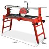 BAUMR-AG 1500W Electric Tile Saw Cutter with 300mm (12″) Blade, 920mm Cutting Length, Side Extension Table