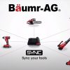 BAUMR-AG Reciprocating Saw 20V Cordless Lithium Electric Saber Recip w/ Battery