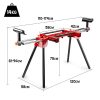 Baumr-AG Mitre Saw Stand Universal Adjustable Portable Drop Saw Bench Table