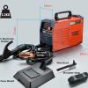 ROSSI 200 Amp Portable Inverter Arc Stick Welder, MMA DC Gas Inverter Welding Machine, 15A Plug