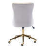 Velvet Home Office Chair – Beige