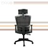 EKKIO Zorae – Office Chair (Black) EK-OC-100-SQ / EK-OC-100-BST