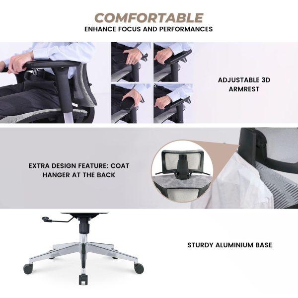 Byron – Office Chair (Silver)