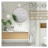 60cm Round Aluminium Wall Mirror