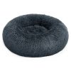 FEANDREA 60cm Dog Bed with Removable Washable Cusion Dark Gray