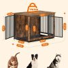 Dog Crate End Table for Medium Dogs up to 32kg Rustic Brown