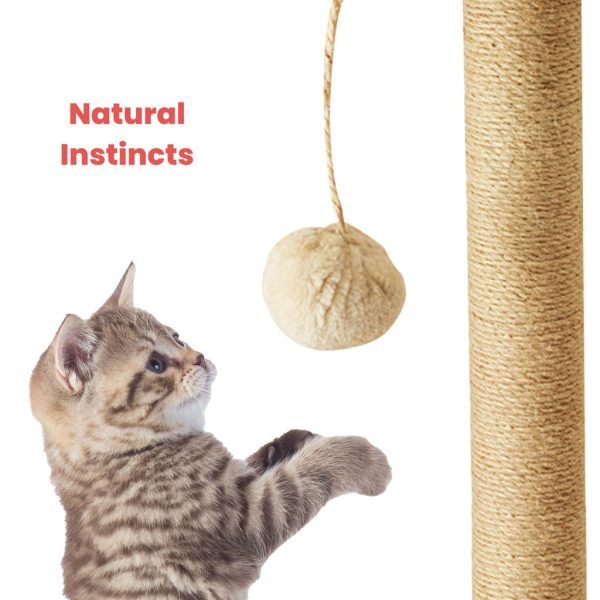 FLOOFI 130cm Wooden Cat Tree FI-CT-155-BJ