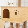 FLOOFI 130cm Wooden Cat Tree FI-CT-155-BJ