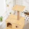 FLOOFI 130cm Wooden Cat Tree FI-CT-155-BJ