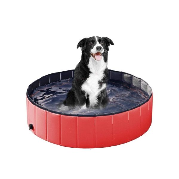 Floofi Pet Pool 120cm*30cm XL – Red