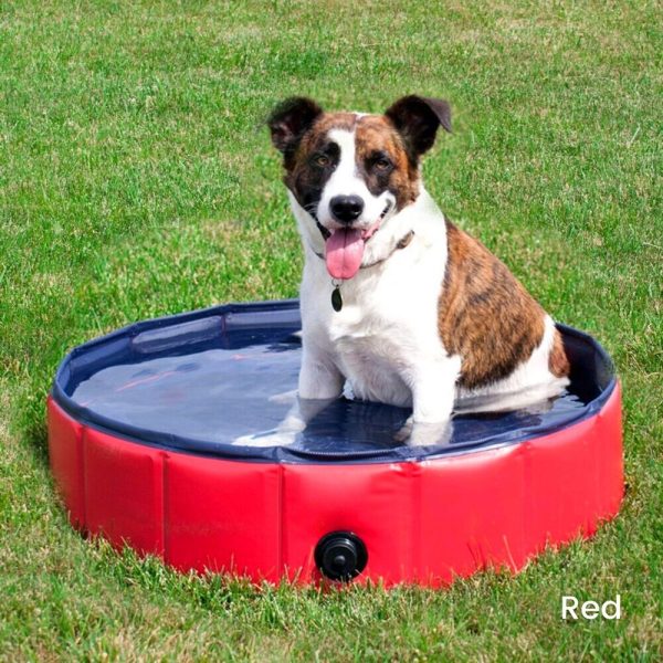 Floofi Pet Pool 120cm*30cm XL – Red