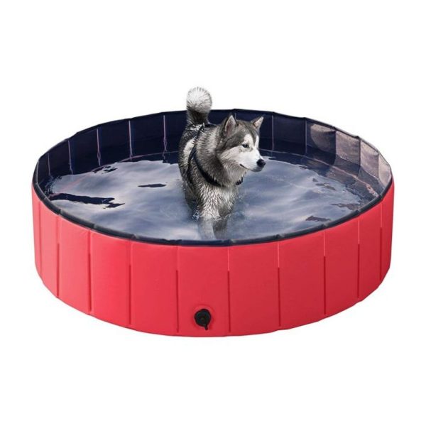 Floofi Pet Pool 120cm*30cm XL – Red