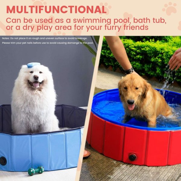 Pet Pool 120cm*30cm Blue Wave