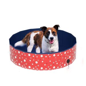 Floofi Pet Pool 120cm*30cm XL – Red Circle