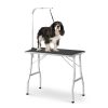 Pet Grooming Table 90cm Single Pole (Black)