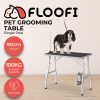 Pet Grooming Table 90cm Single Pole (Black)