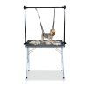 Pet Grooming Table 90cm Double Pole (Black)