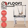 Pet Grooming Table 90cm Double Pole (Black)