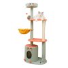 143cm Dinosaur Cat Condo Cat Tree Green