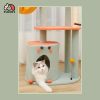 143cm Dinosaur Cat Condo Cat Tree Green