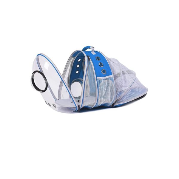 Floofi Expandable Space Capsule Backpack – Blue, Model 2