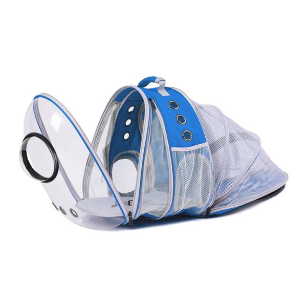 Floofi Expandable Space Capsule Backpack – Blue, Model 2