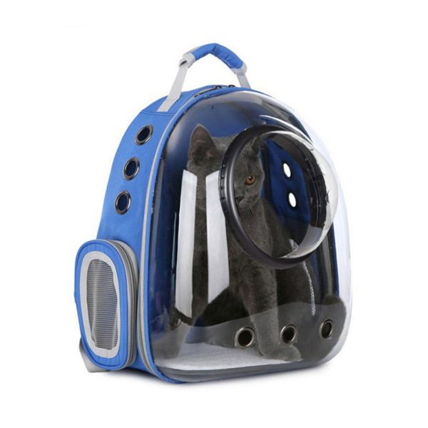 Floofi Expandable Space Capsule Backpack – Blue, Model 2