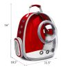 Floofi Space Capsule Backpack – Model 2 – Red