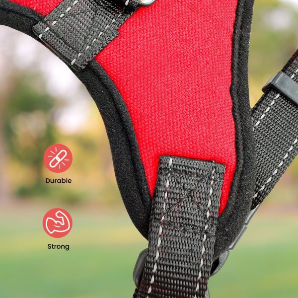 FLOOFI Dog Harness – XXL, Red