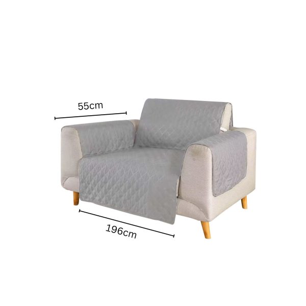 Pet Sofa Cover 1 Seat (Grey) FI-PSC-102-SMT