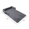 Pet Sofa Cover with Bolster L Size (Grey) FI-PSC-114-SMT