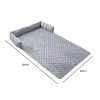 Pet Sofa Cover with Bolster L Size (Light Grey) FI-PSC-115-SMT