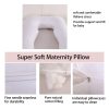 Pregnancy/Maternity/Nursing Pillow with Pillowcase (Grey) GO-PP-100-BL