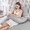 Pregnancy/Maternity/Nursing Pillow with Pillowcase (Grey) GO-PP-100-BL