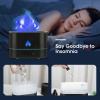 GOMINIMO Flame Humidifier Fire 250ml Black GO-AD-105-HGJ