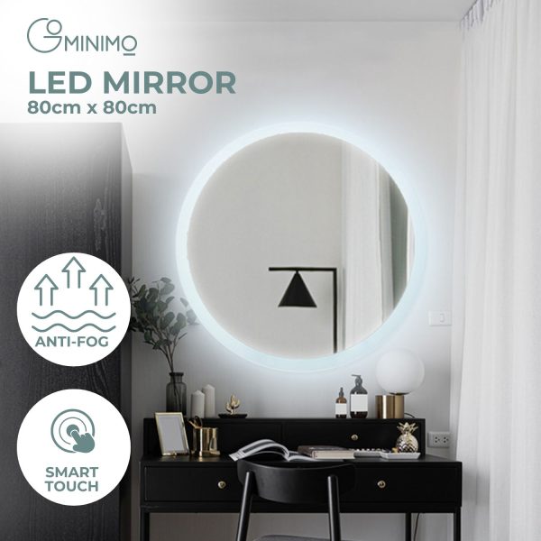 LED Mirror 800mm Round