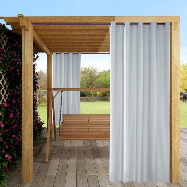 Temporary Blackout Blinds Curtain Detachable for Thermal Insulated Room (Set of 2, 240 x 140cm, Black)