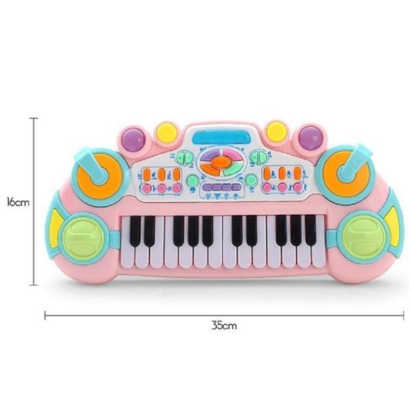 Kids Toy Musical Electronic Piano Keyboard (Pink) GO-MAT-112-XC