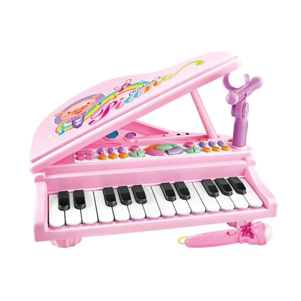 Kids Piano Keyboard Music Toys (Pink) GO-MAT-106-XC