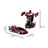 Transform Car Robot Sport Car with Remote Control (Red) GO-TCR-104-FM