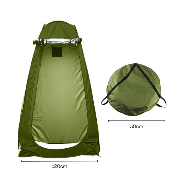 KILIROO Shower Tent with 2 Window – Green