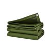 3×3 meter Heavy Duty Waterproof Canvas Tarp – Army Green