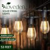 53FT 15+1 Bulbs LED Outdoor String Lights – Warm White