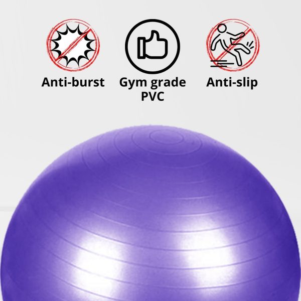 Yoga Ball 75cm (Silver)