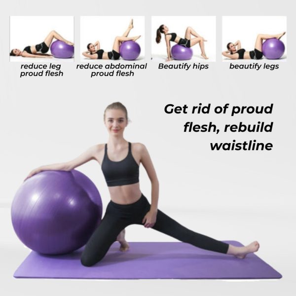 Yoga Ball 75cm (Purple)