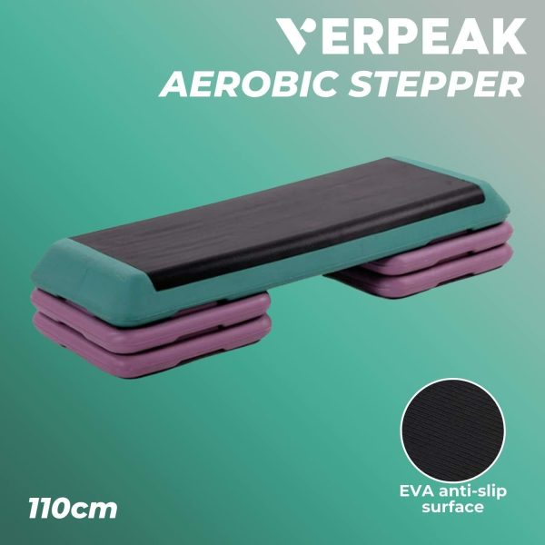 Aerobic stepper 110cm (Green&Pink)